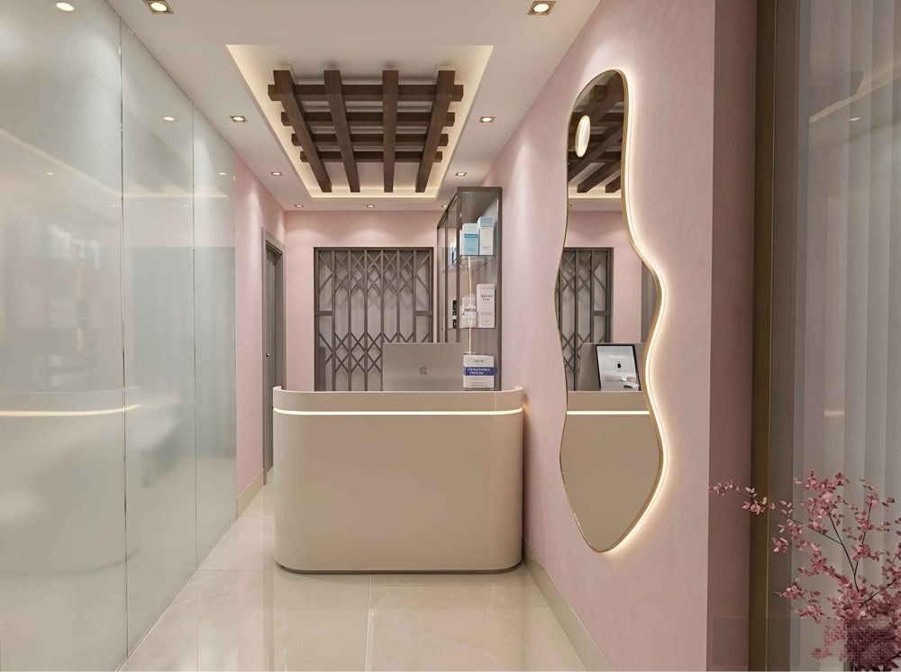 MK Aesthetics pharmacy counter
