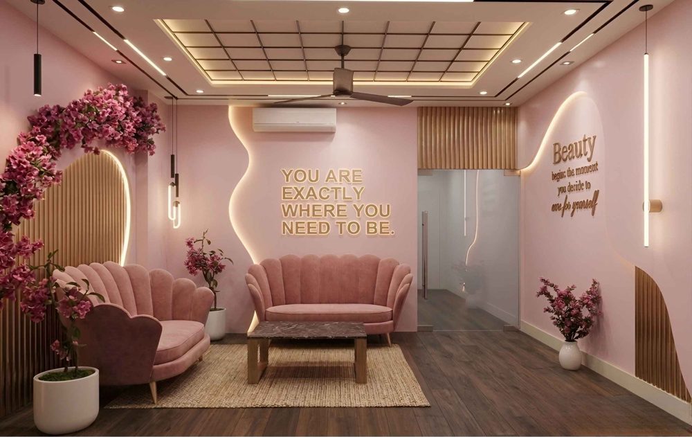 MK Aesthetics waiting lounge